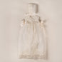 Christening gown Baptism with Puntilla Capota