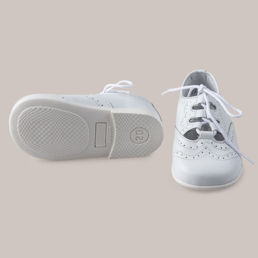 Englischer Babyschuh mit Ledersohle