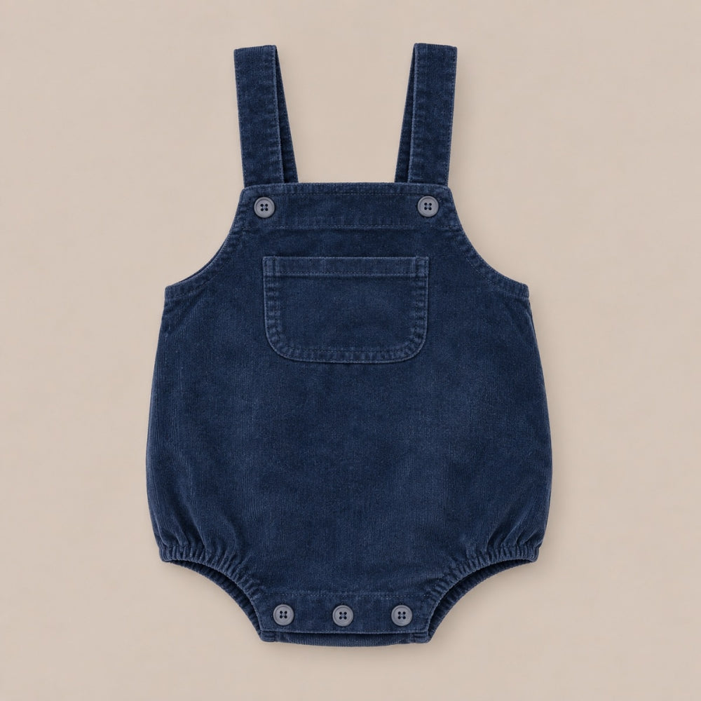 Strampler Baby-Cordgrün