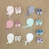 Patucos en laine nouveau-né