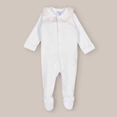 Pijama Bebé Algodón Volante Bordado