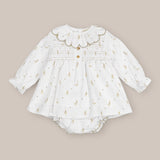 baby dress set baby Smock goose