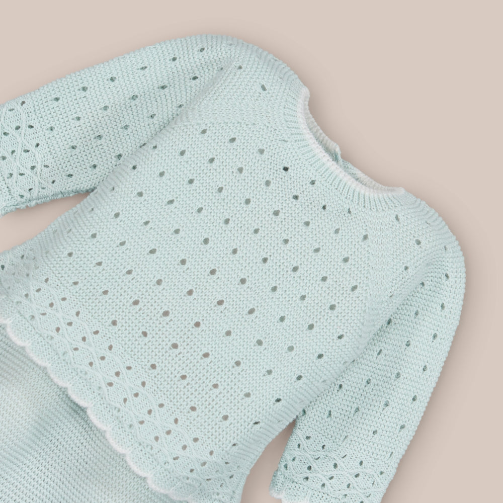 Ensemble tricoté pour bébé Pittaya