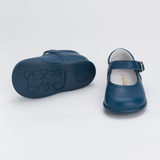 Leather Mary Janes with sole