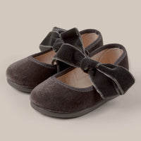 Merceditas Velours Nœud