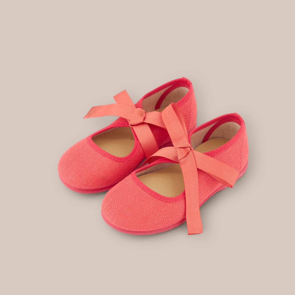 Linen Bow Shoe