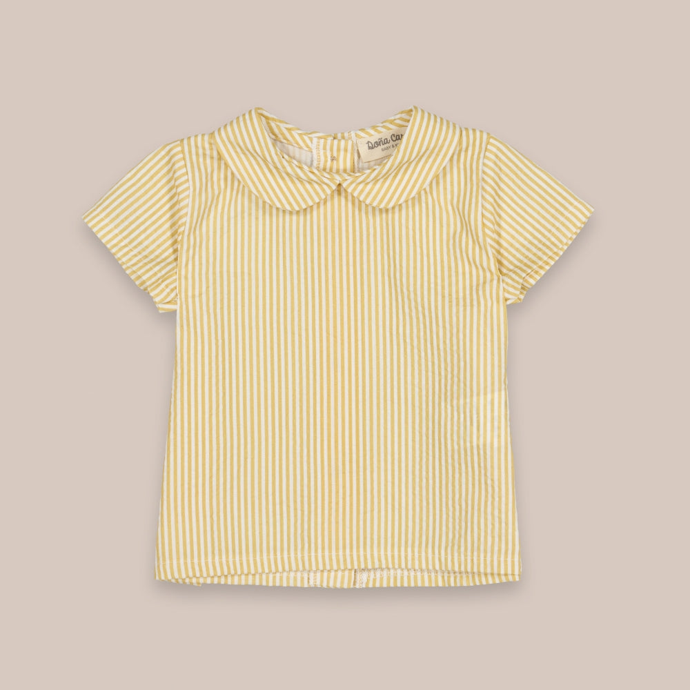 Camisa de bebê com curry