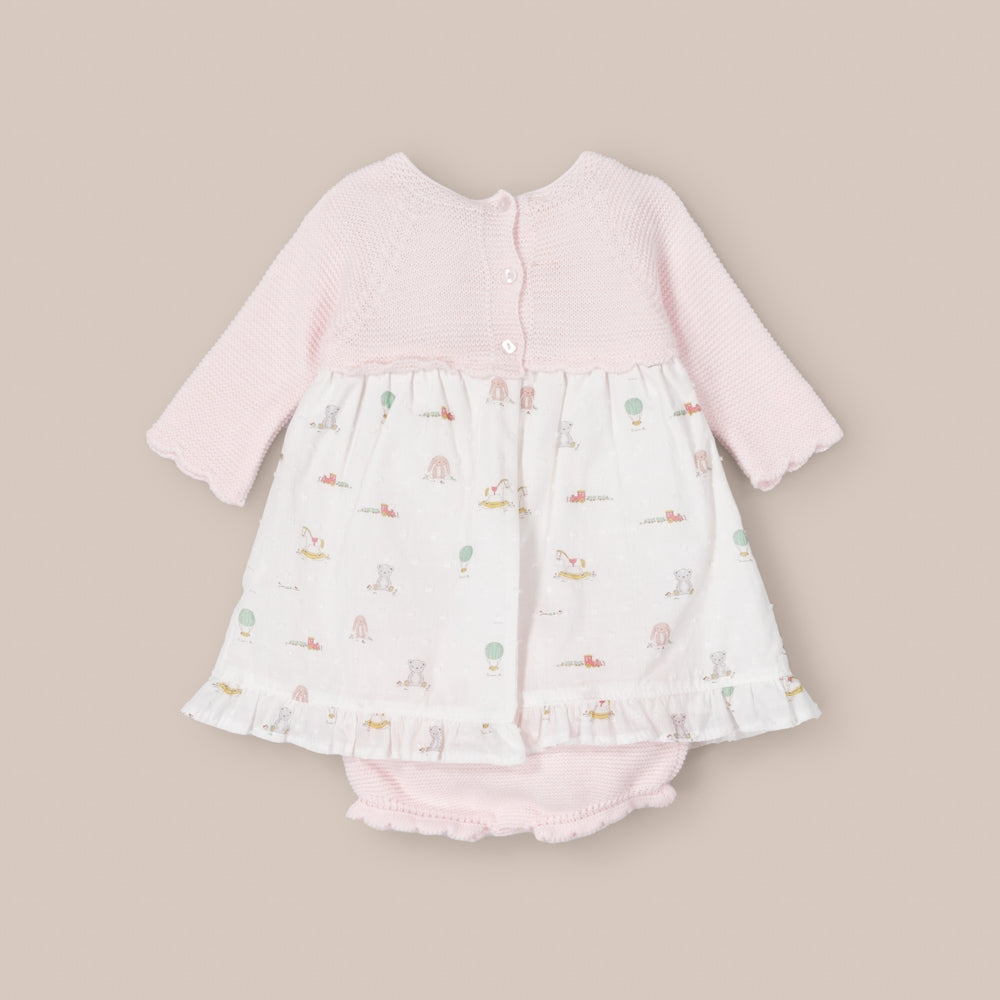 Vestido de bebê com tapa-fralda Baby Toy