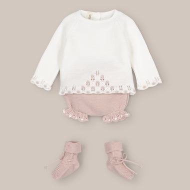 Set corto lavorato a maglia Bambini Jaya