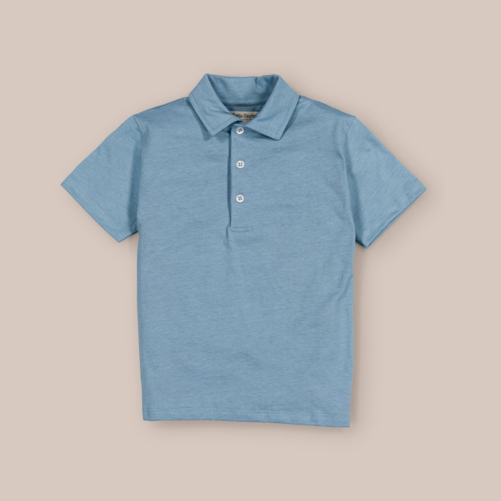 Pólo Menino Algodão de manga curta