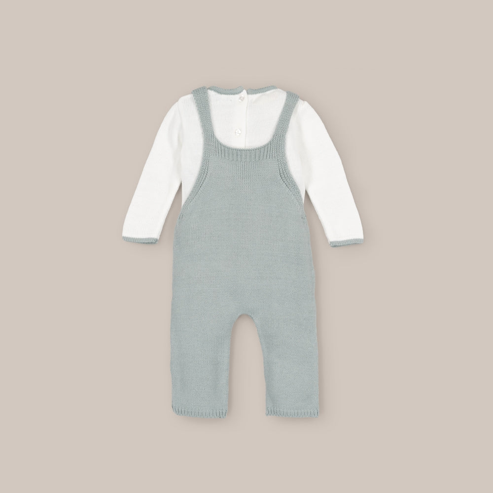 Set lavorato a maglia Salopette Piemonte