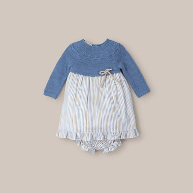 baby dress set Baby Thousand Stripes