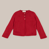 Chaqueta Lana Nudos Gris