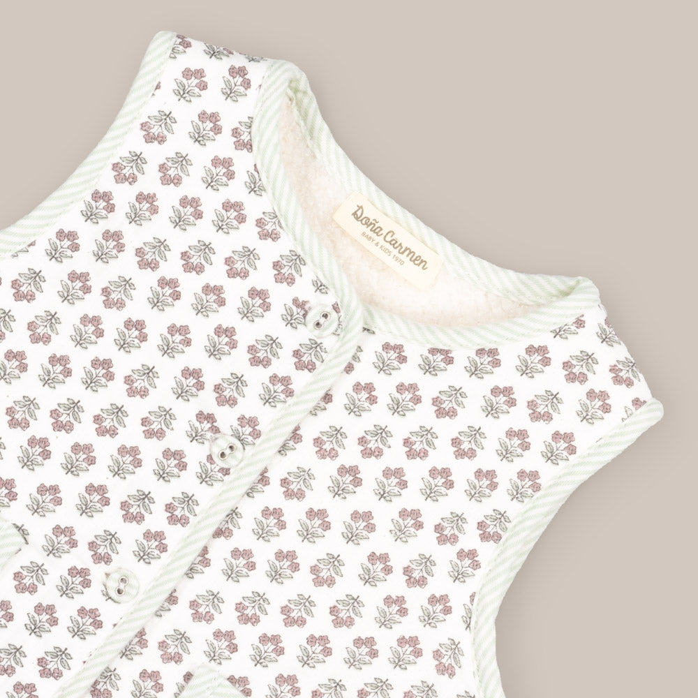 Colete Menina botânica