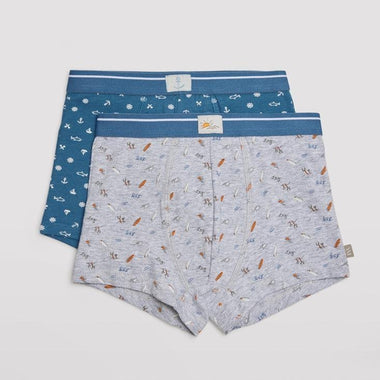 Pack Dos Boxers Estampados Para Niños