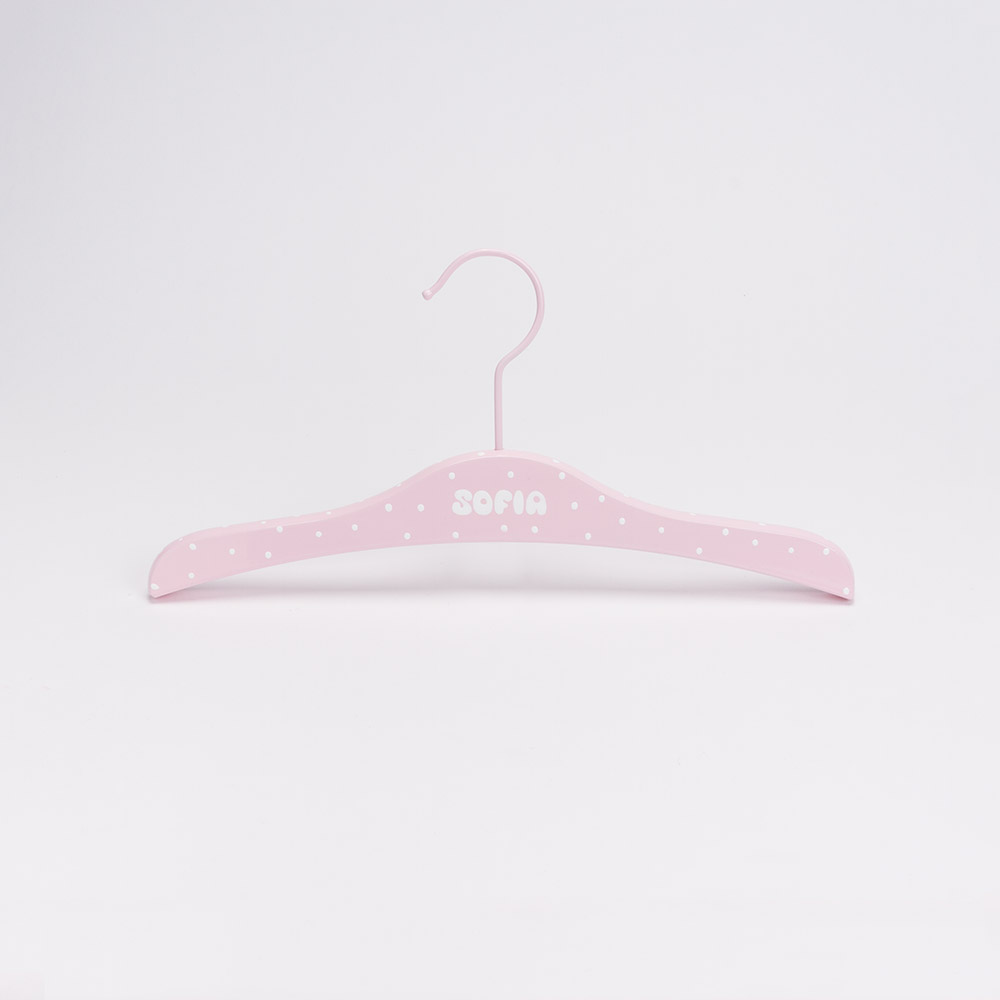 Lot de 2 cintres prénom bébé