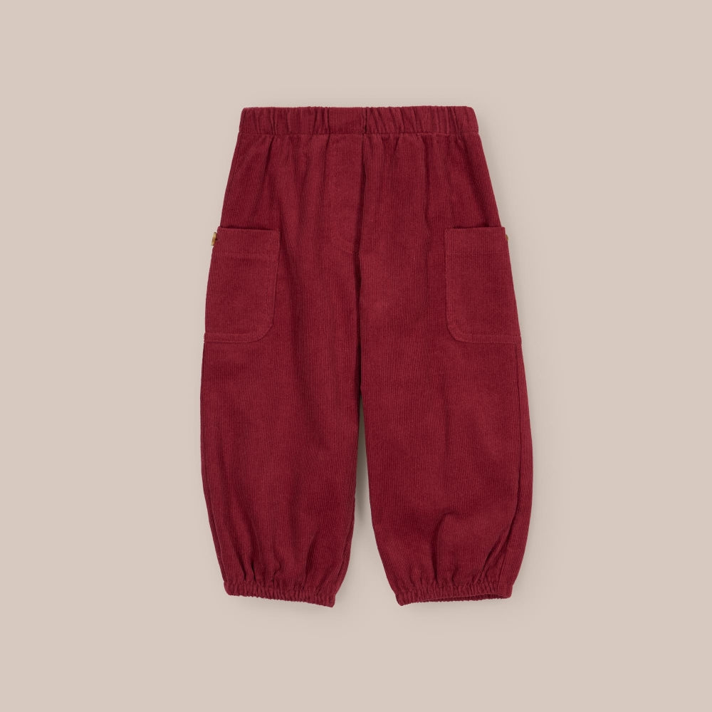 Pantalon en velours côtelé avec poches