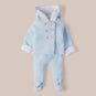 Conjunto de malha bebé com capuz Madeira