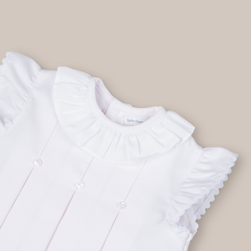 Vestido de bebê com tapa-fralda  Nijar