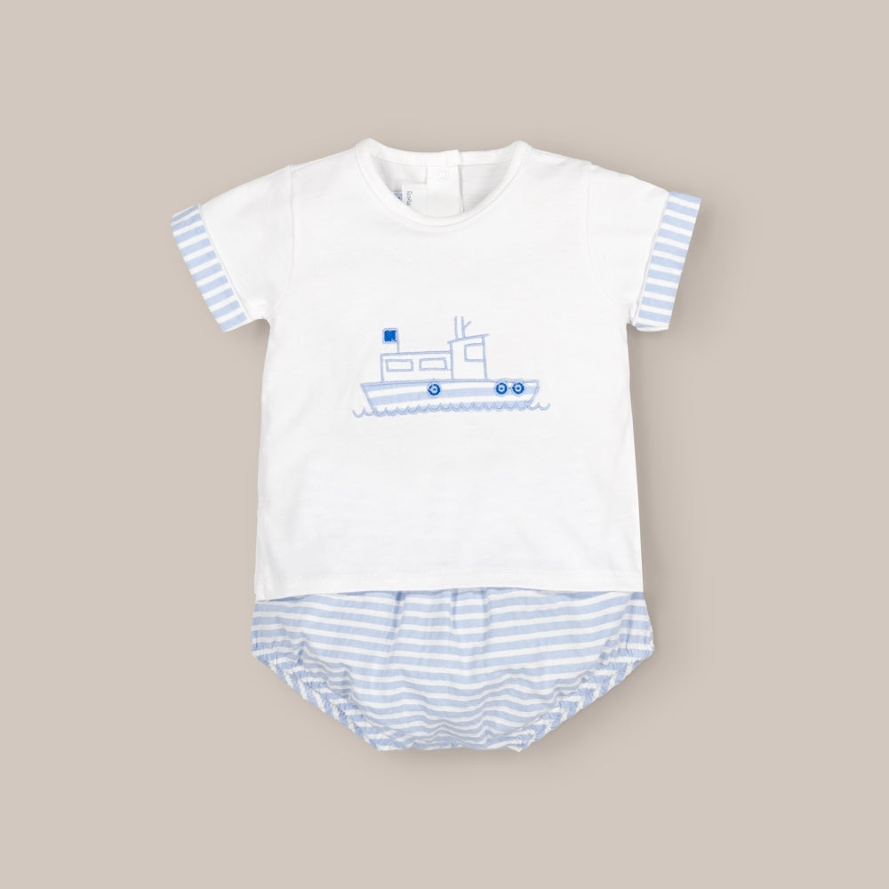 Conjunto Bebé Algodón Pedreña