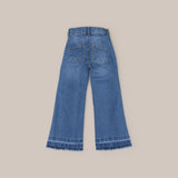 Pantalon en denim large pour fille