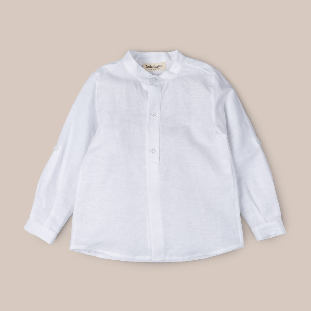Camicia da ragazzo di lino
