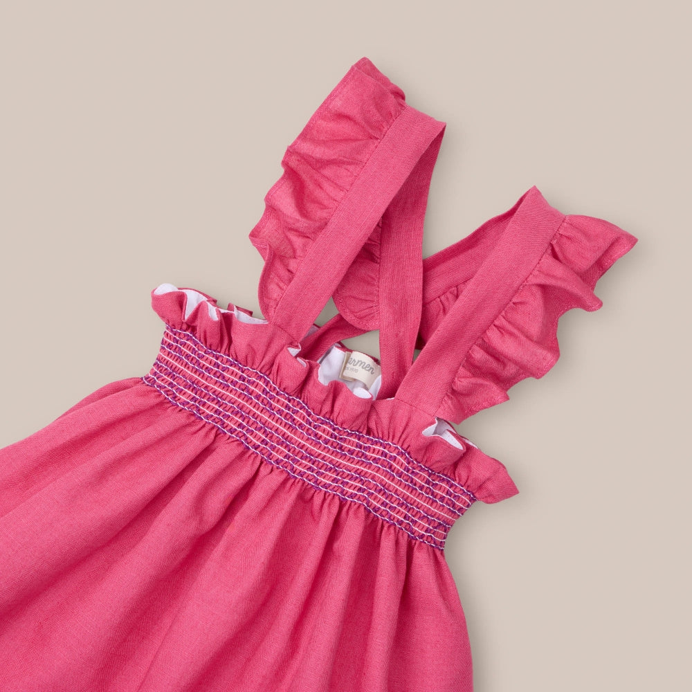 Magenta Leinen Pichi