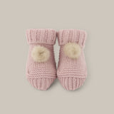 Patucos en laine nouveau-né