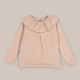 Blouse girl cotton neck