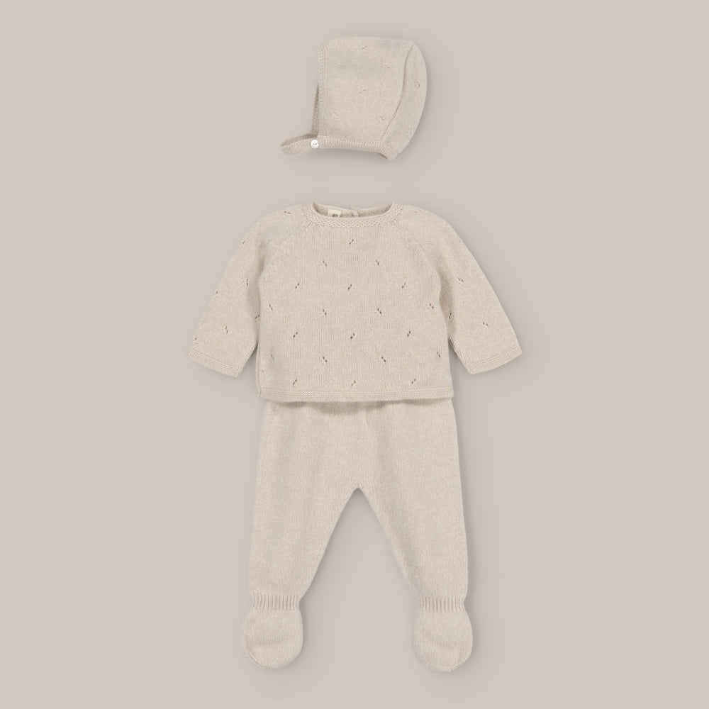 Conjunto Punto  Bebé Cashmere