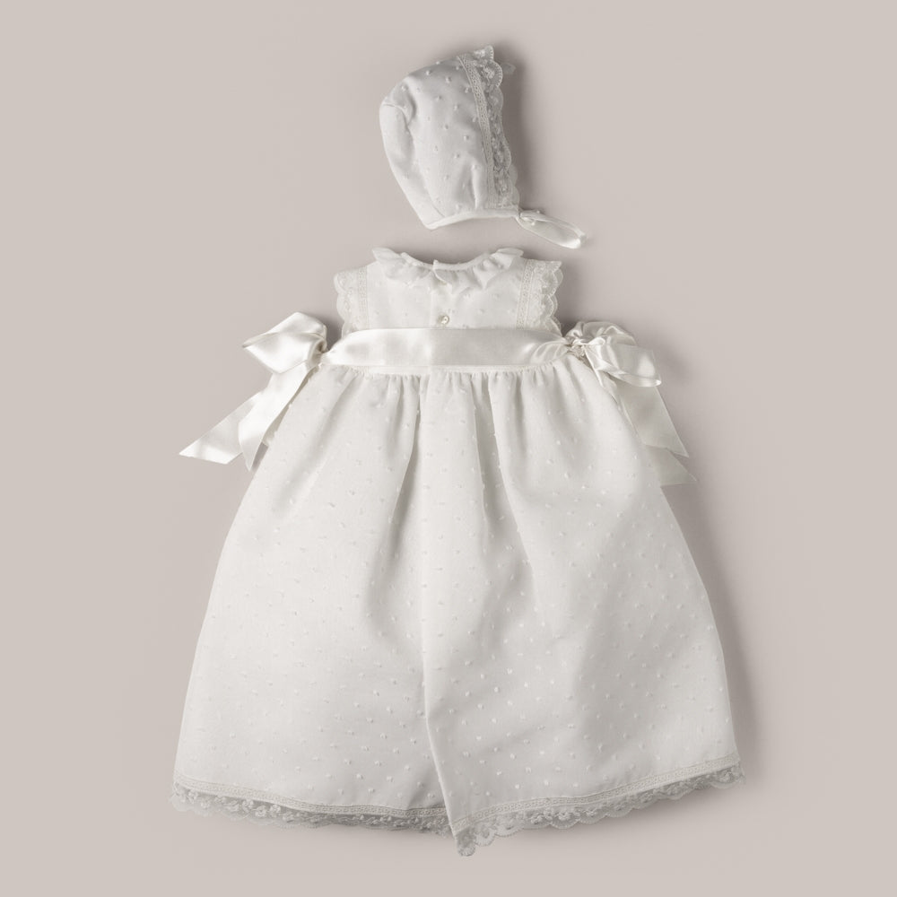 Faldão Plumeti de batismo com Capota