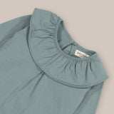 Blouse girl cotton neck